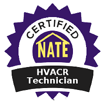 Certified NATE HVACR Technician