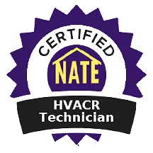 Certified NATE HVACR Technician